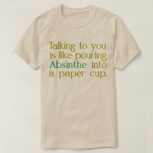 紙コップにアブサン Tシャツ