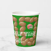 紙コップ サッカー ハーフタイム スポーツ (裏面)