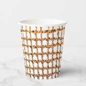 紙コップ ベージュ ネット (正面)