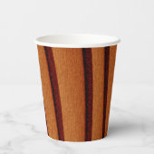 紙コップ 焼けたようなオレンジ色の素朴な感じ (裏面)