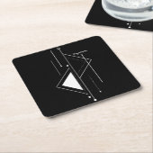 紙コースターでテーブルを上げる スクエアペーパーコースター (アングル)