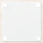 紙コースターでブランドを高高品質める ガラスコースター (裏面)