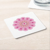 紙コースターとアート スクエアペーパーコースター (アングル)