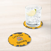 紙コースターを不気味ゲット ラウンドペーパーコースター (インサイチュ)