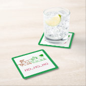 紙コースターズサンタンドトナカイ スクエアペーパーコースター (インサイチュ)