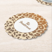 紙コースターセット名前をカスタムする ペーパーコースター (アングル)