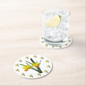 紙コースターダフォディルフラワーズ ラウンドペーパーコースター (インサイチュ)