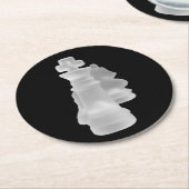 紙コースターチェス ラウンドペーパーコースター (アングル)