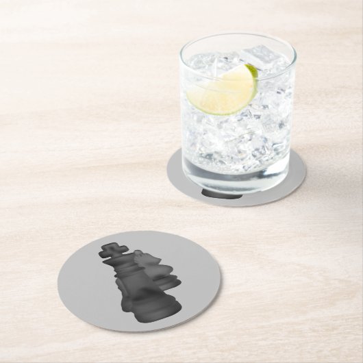 紙コースターチェス ラウンドペーパーコースター (インサイチュ)