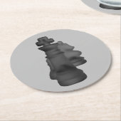 紙コースターチェス ラウンドペーパーコースター (アングル)