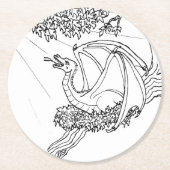紙コースタードラゴンズネスト ラウンドペーパーコースター (正面)