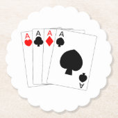 紙コースターフォーエースデザイン ペーパーコースター (正面)