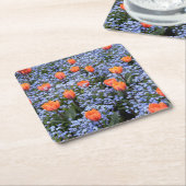 紙コースターフラワーズ スクエアペーパーコースター (アングル)
