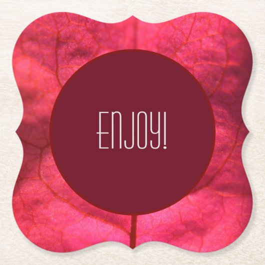 紙コースターブーゲンヴィレアコレクション ペーパーコースター (正面)