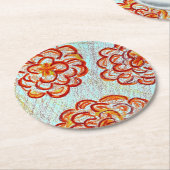 紙コースターマリゴールド ラウンドペーパーコースター (アングル)