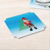 紙コースターレジャーサンタ ペーパーコースター (アングル)