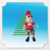 紙コースターレジャーサンタ ペーパーコースター (正面)