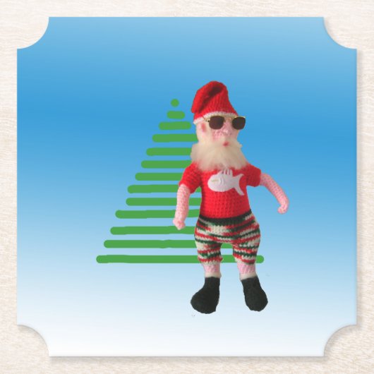 紙コースターレジャーサンタ ペーパーコースター (正面)