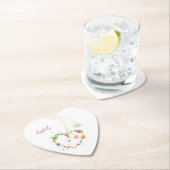 紙コースター形状ハート ペーパーコースター (インサイチュ)