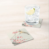 紙コースター日本の：ウッドブロック：大原小村 スクエアペーパーコースター (インサイチュ)