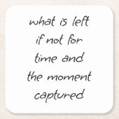 紙コースター離れとは スクエアペーパーコースター (正面)