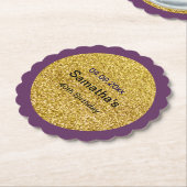 紙コースター40歳の誕生日 ペーパーコースター (アングル)