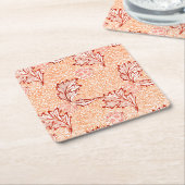 紙コースター：ウィリアム・モリス：アップル スクエアペーパーコースター (アングル)