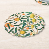 紙コースター：ウィリアム・モリス：ザクロ ペーパーコースター (アングル)