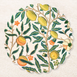 紙コースター：ウィリアム・モリス：ザクロ ペーパーコースター