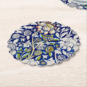 紙コースター：ウィリアム・モリス：水彩1883 ペーパーコースター (アングル)