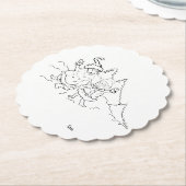 紙コースター：クロースさん ペーパーコースター (アングル)