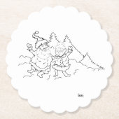 紙コースター：クロースさん ペーパーコースター (正面)