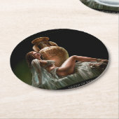 紙コースター（シーバ女王付き） Lindsay Archer著 ラウンドペーパーコースター (アングル)