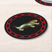紙コースター – ドラゴンとレッドチェーン (アングル)