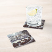 紙コースター：ニューヨーク：セントラルパーク： 1920 スクエアペーパーコースター (インサイチュ)