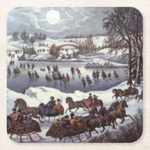 紙コースター：ニューヨーク：セントラルパーク： 1920