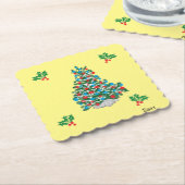 紙コースター:メリークリスマス ペーパーコースター (アングル)