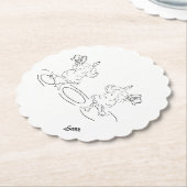 紙コースター：レッツダンス ペーパーコースター (アングル)