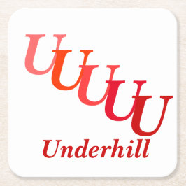 紙コースター – 名前と初期化