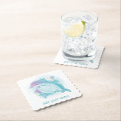 紙コースター：子供たちの誕生日：イルカ  ペーパーコースター (インサイチュ)