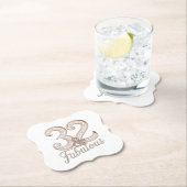 紙コースター – 32 & Fabulous (インサイチュ)