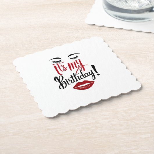 紙コースター – It's My誕生日 (アングル)