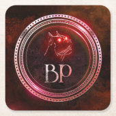 紙コースター – M&S桃 (正面)