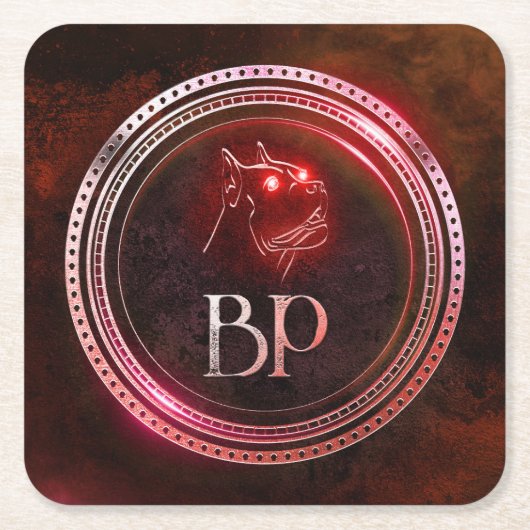 紙コースター – M&S桃 (正面)