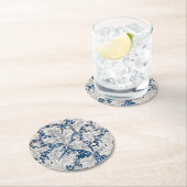 紙コースター： WILLIAM MORRIS ：ウォーフラワー ラウンドペーパーコースター (インサイチュ)