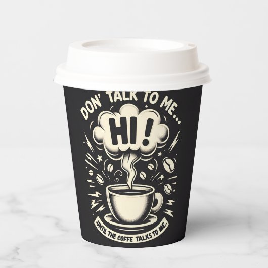 紙コーヒーカップ 紙コップ (正面)