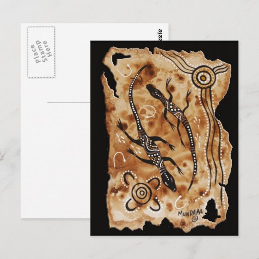 紙ゴアナス ポストカード (正面/裏面)