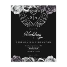 紙ゴシックバラスケルトン手結婚ズ