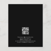 紙ゴシックTil Death Do Us Part QR 結婚's チラシ (裏面)