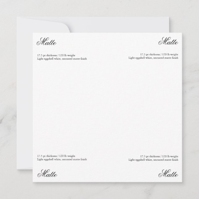 紙サンプル紙の種類の選択 (正面)